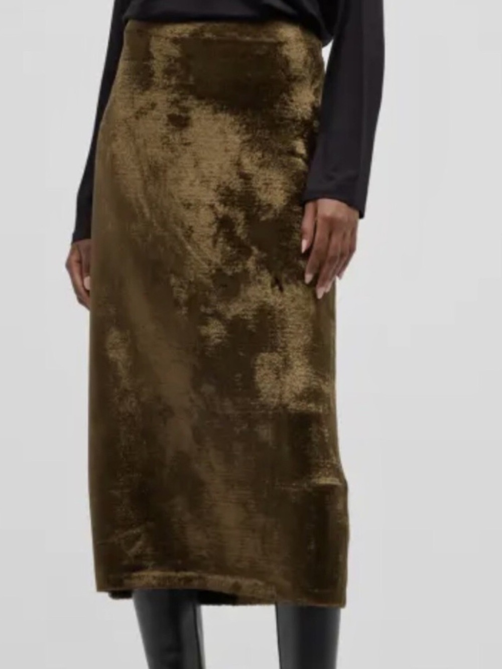 Vince Panne Sweater Midi Skirt